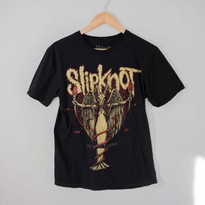 Slipknot Heavy Metal Angel Goat Graphic Black Band Music Punk Concert T Shirt
